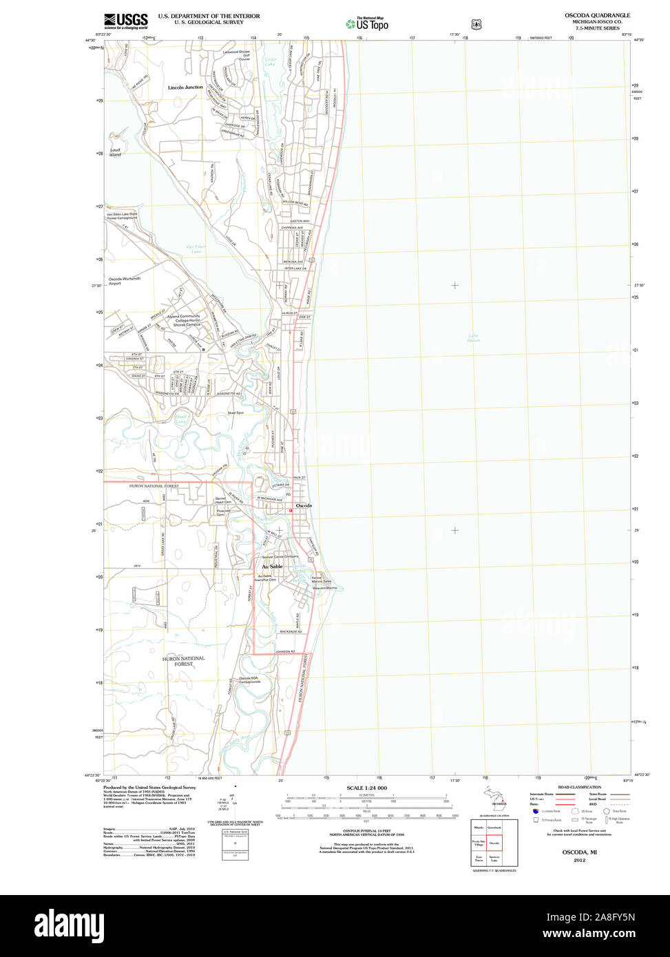 Oscoda michigan hires stock photography and images Alamy