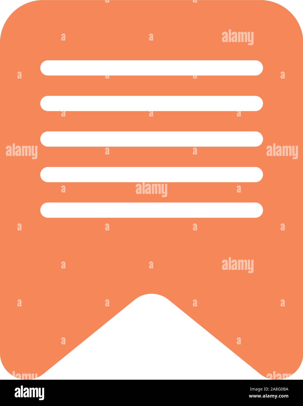 sheet of paper in white background vector illustration design Stock ...