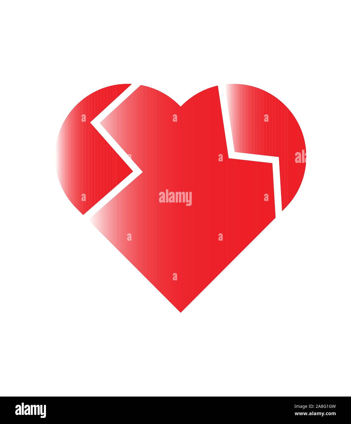 Broken heart symbol hi-res stock photography and images - Alamy