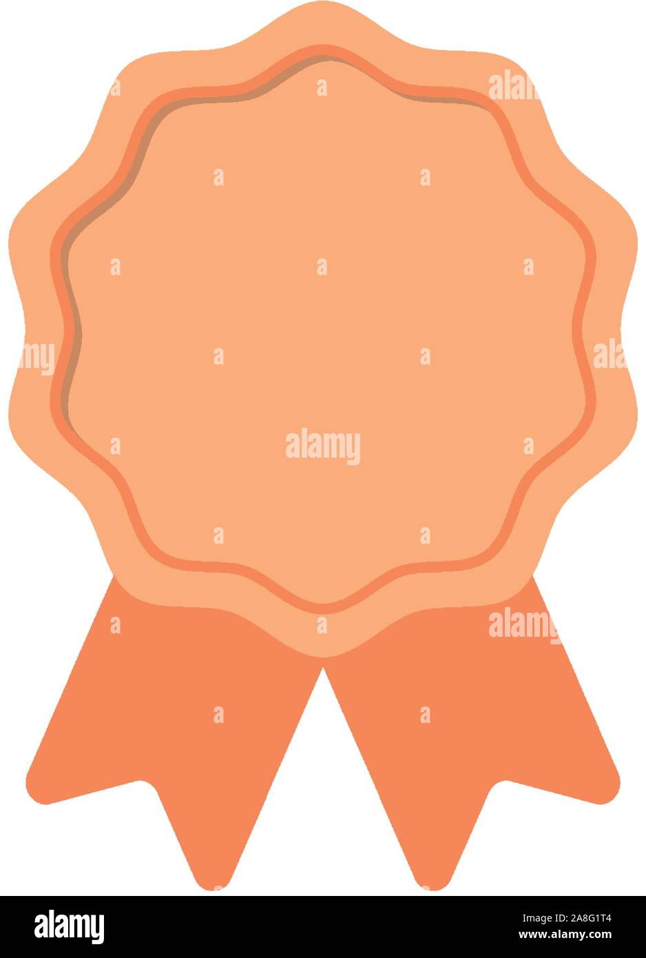 gold medal on white background vector illustration design Stock Vector ...