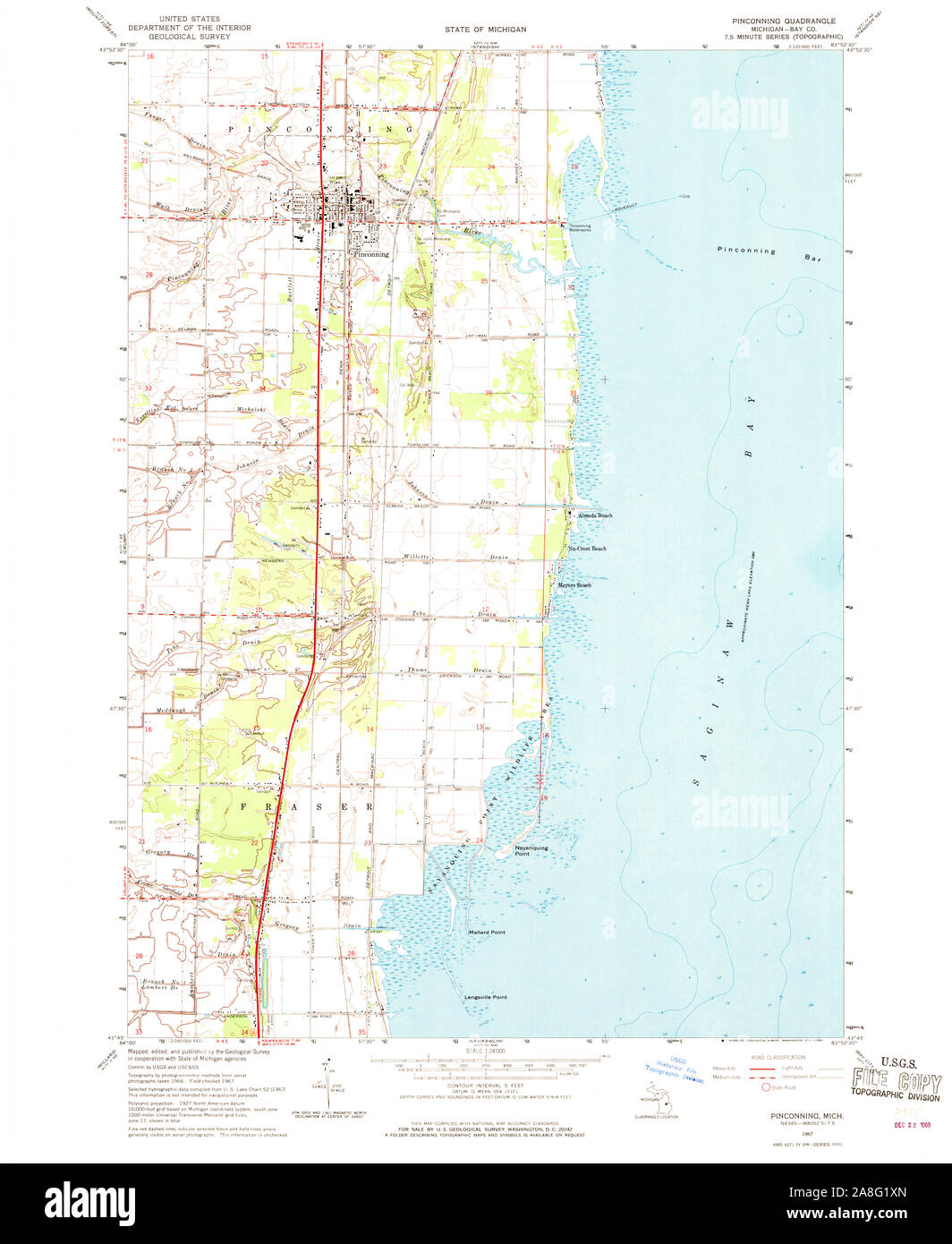 Map of pinconning hi-res stock photography and images - Alamy