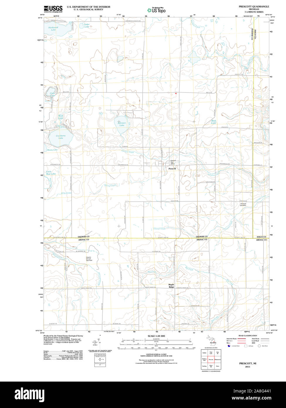 Prescott map hires stock photography and images Alamy