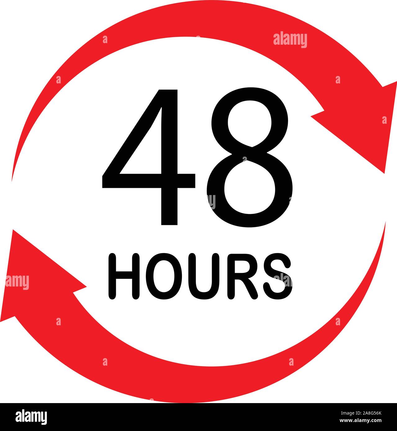 48 Hours Logo Design