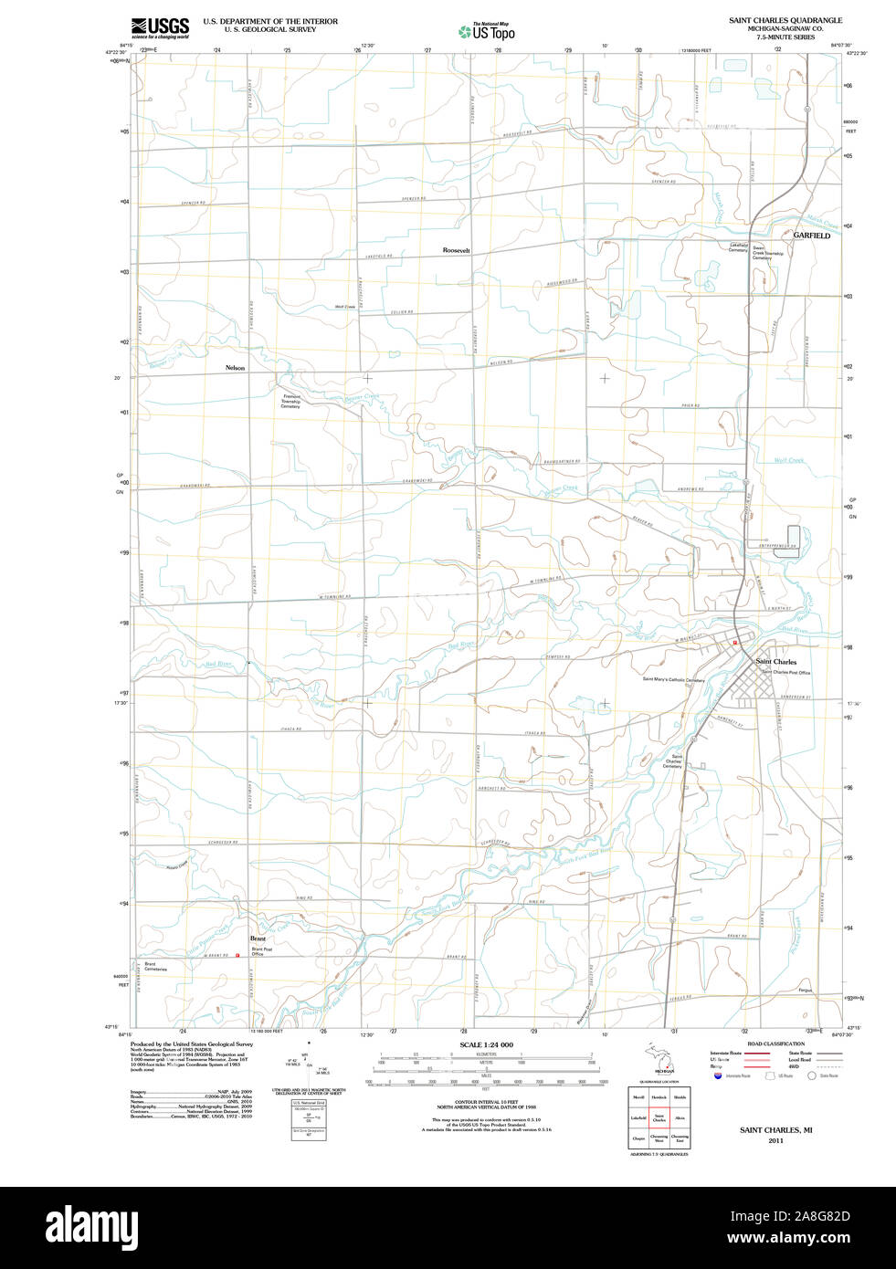 Map of saint charles hires stock photography and images Alamy
