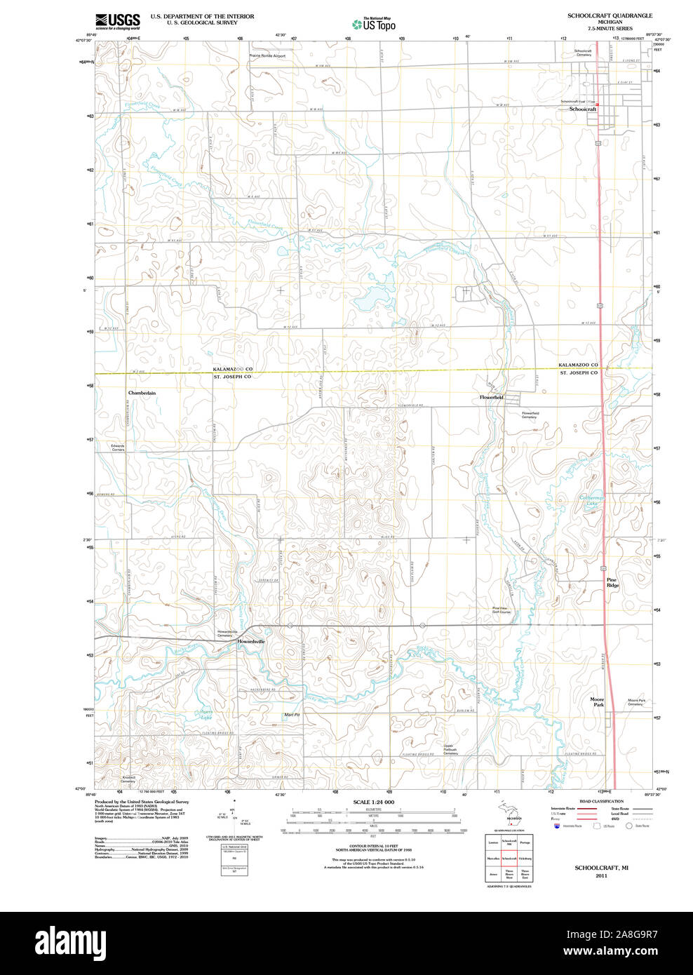 Schoolcraft map Cut Out Stock Images & Pictures - Alamy