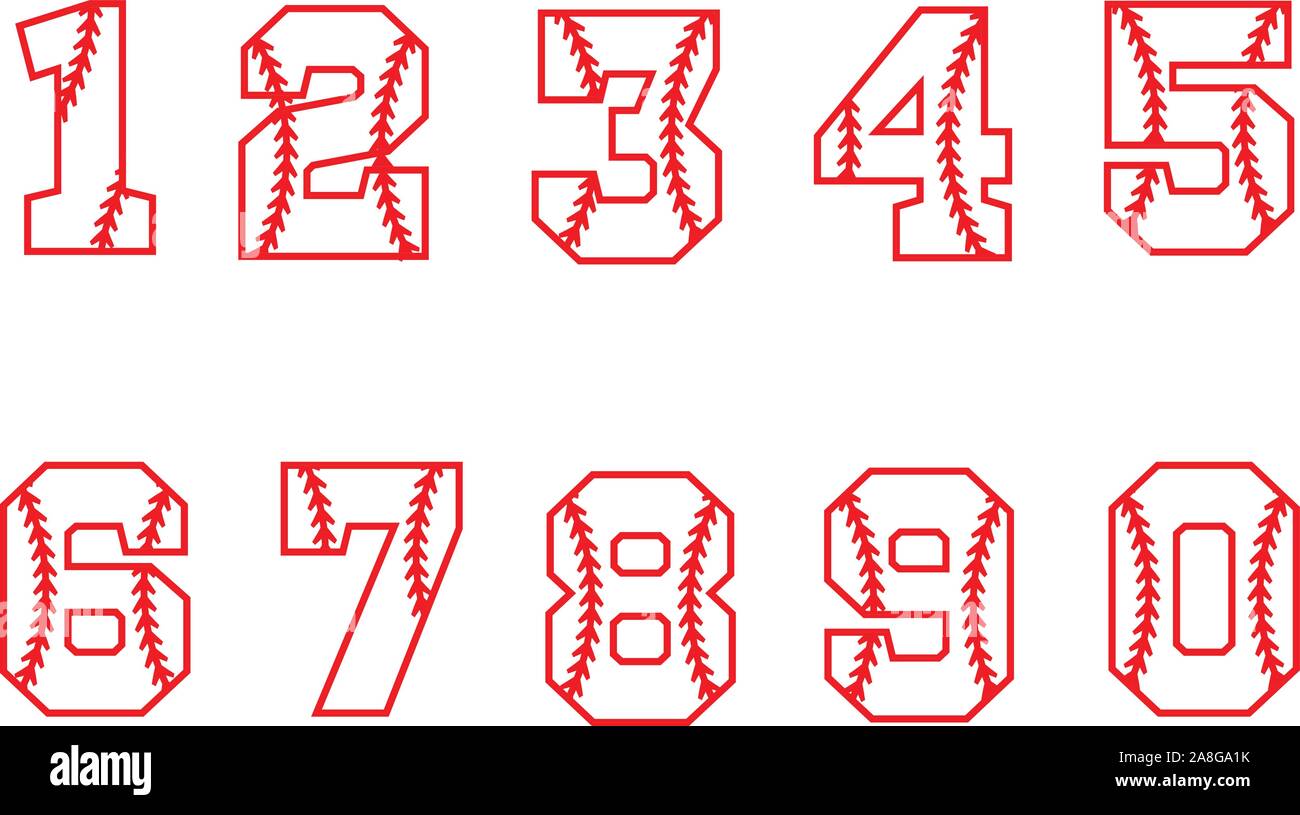 font baseball jersey numbers