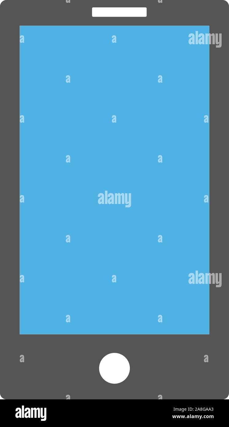 phone icon on white background. flat style. cell mobile phone icon for ...