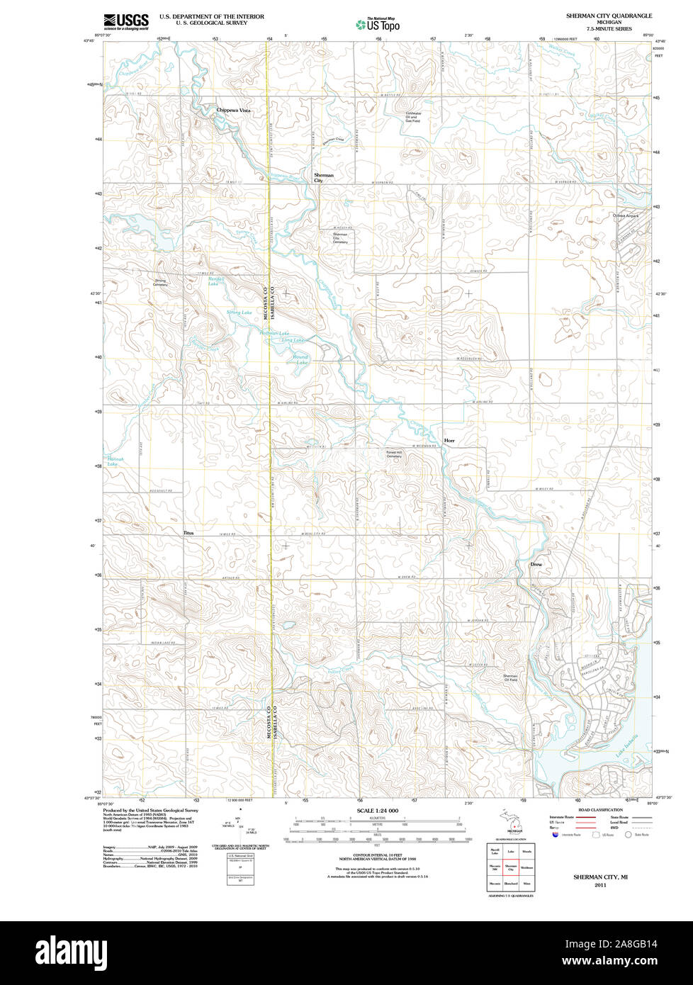 Map of sherman Cut Out Stock Images & Pictures Alamy