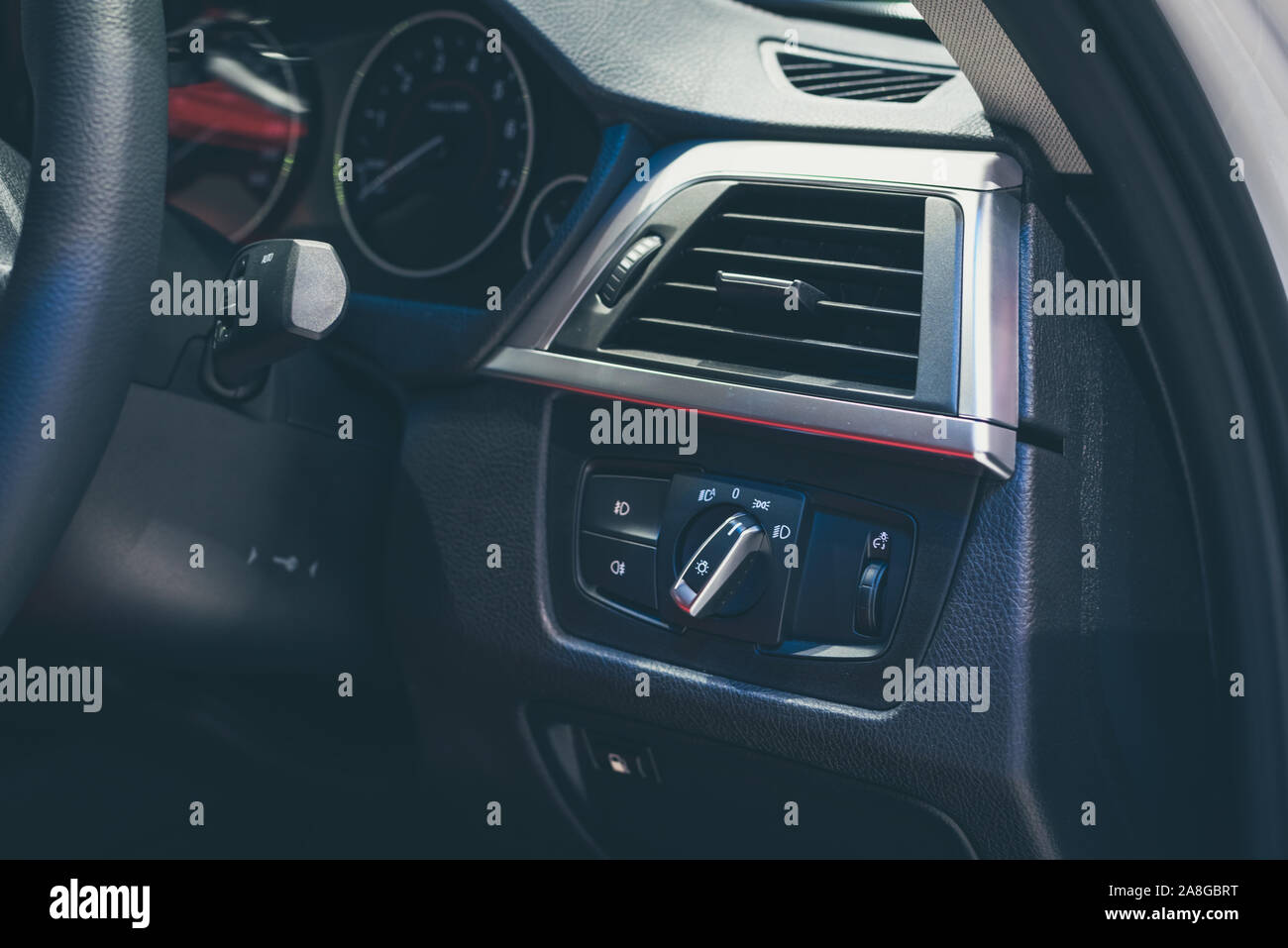 air conditioning system in modern car Stock Photo Alamy