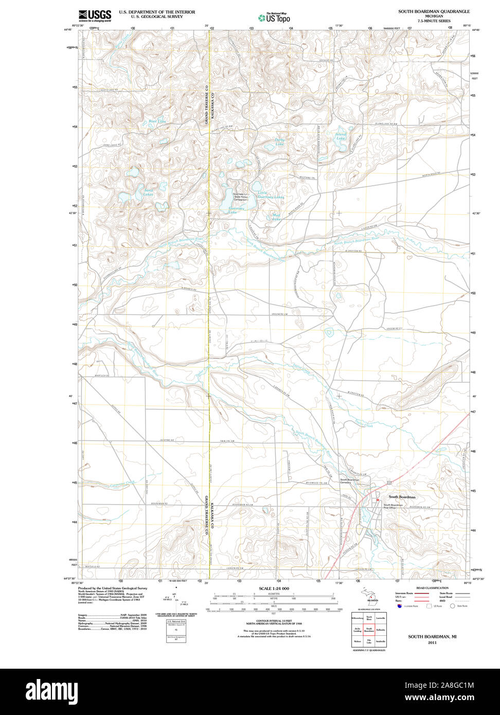 Boardman map hires stock photography and images Alamy