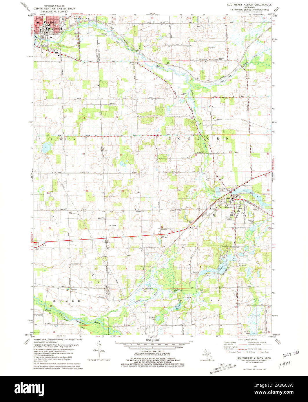 Map of albion Cut Out Stock Images & Pictures Alamy
