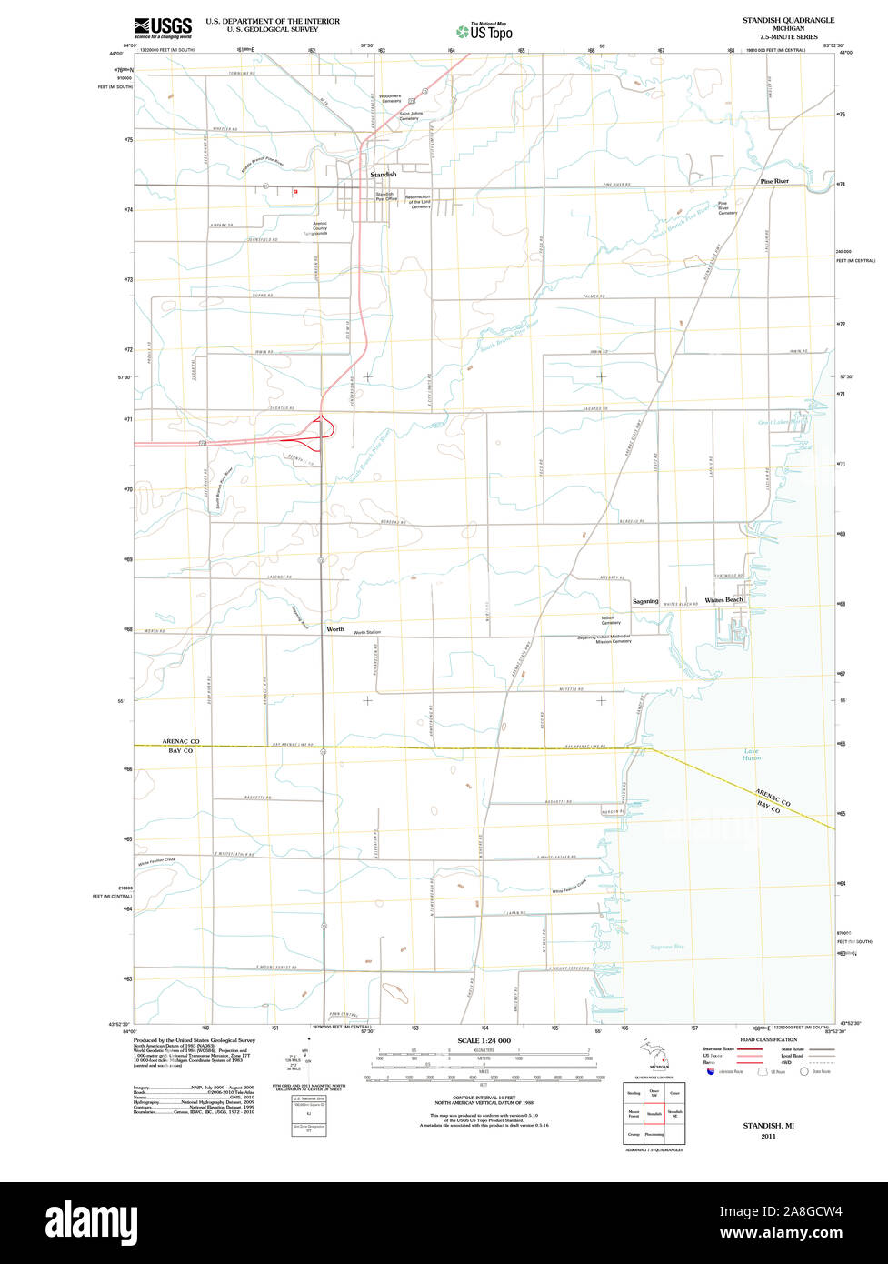 Map of standish hires stock photography and images Alamy