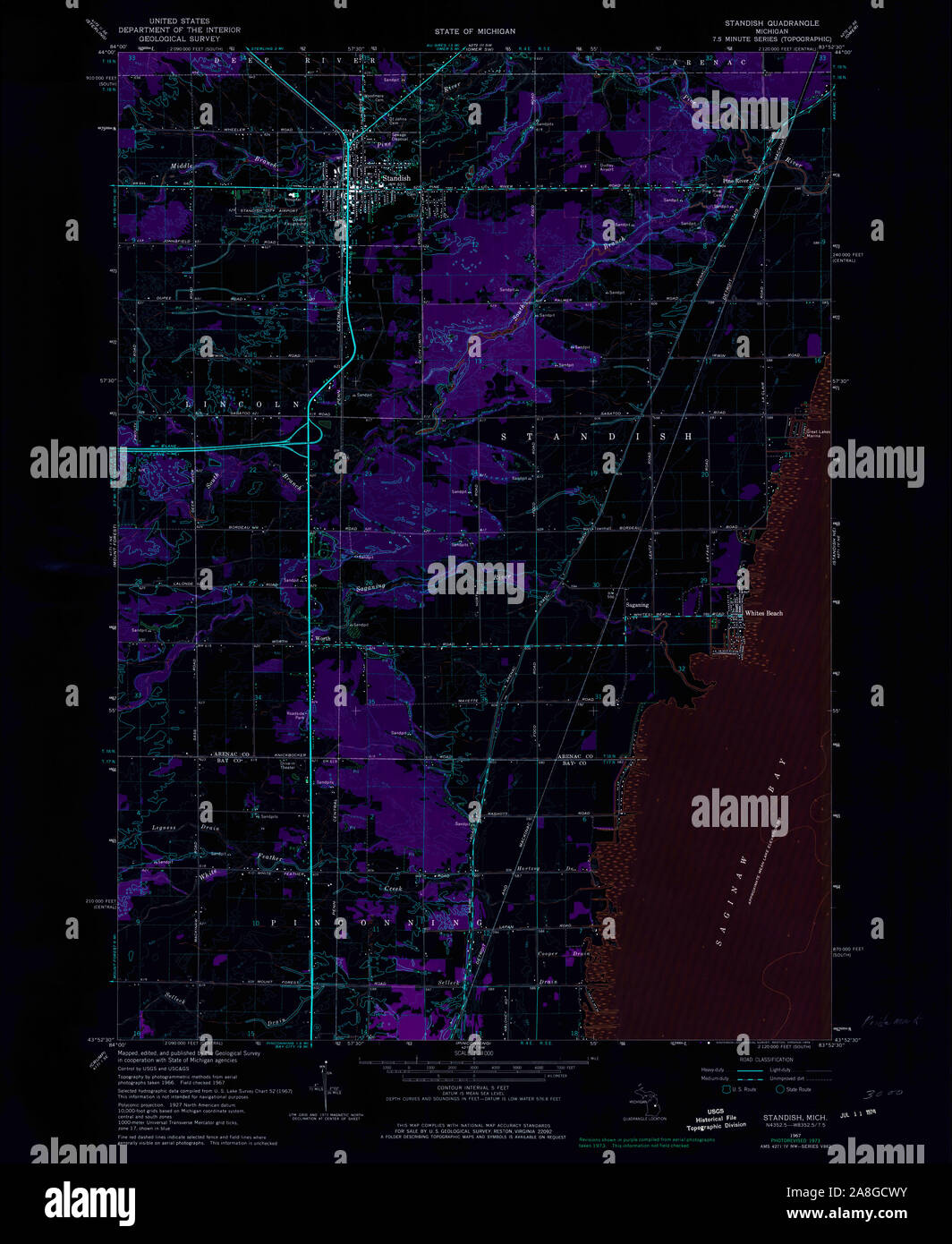 Map of standish hires stock photography and images Alamy