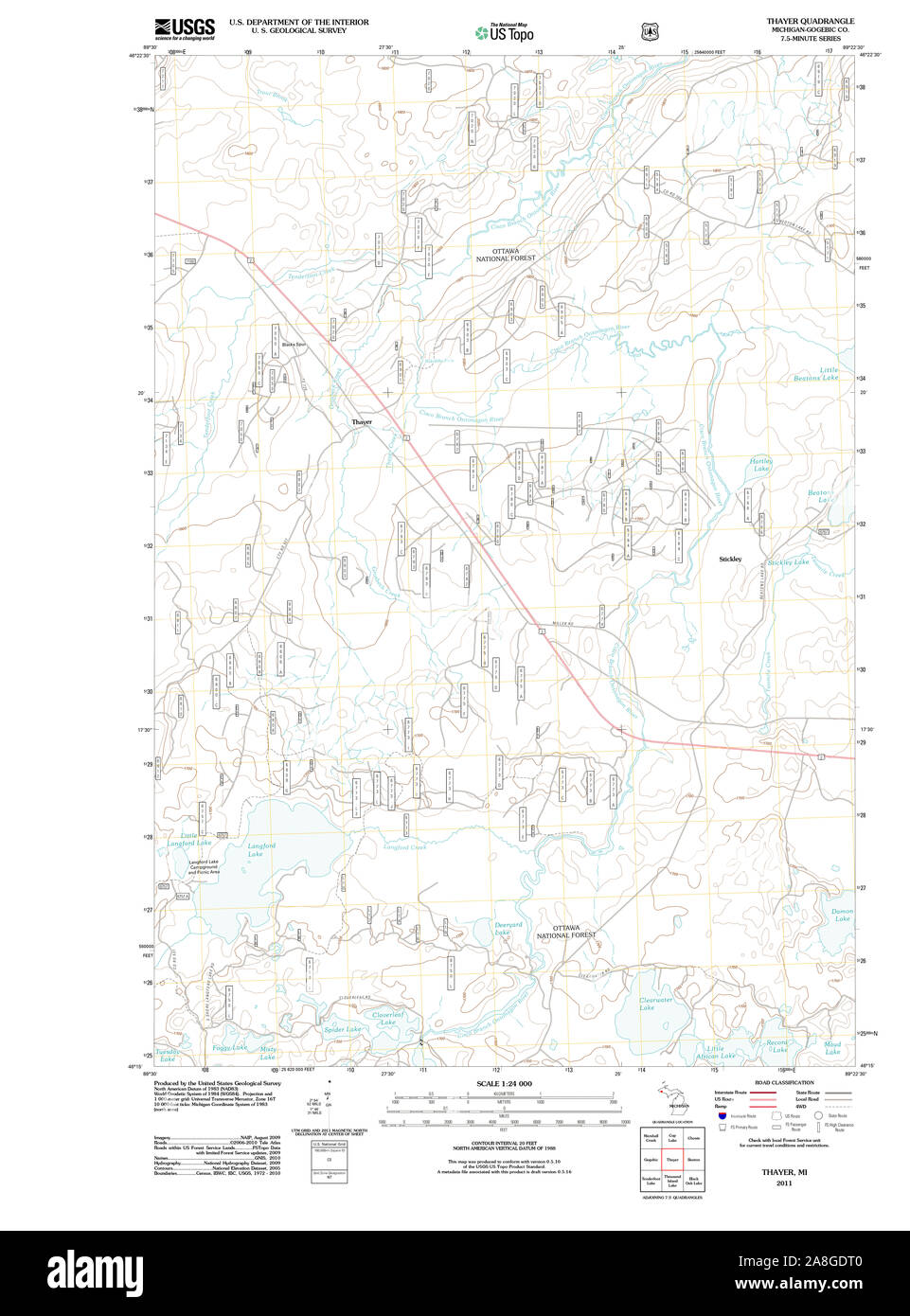 Map of thayer hires stock photography and images Alamy