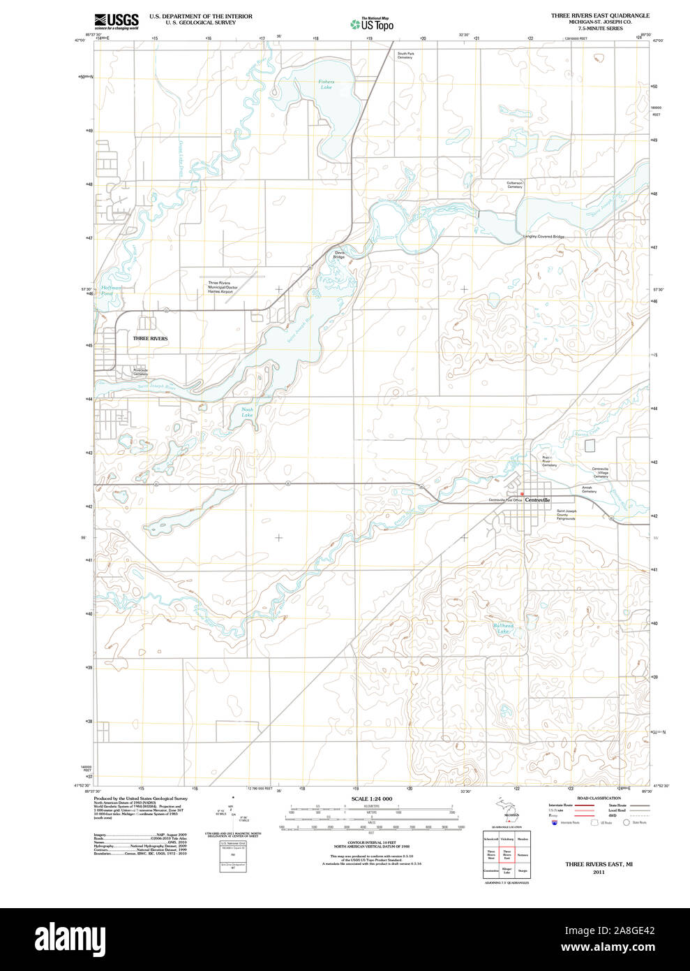 Map of three rivers Cut Out Stock Images & Pictures Alamy
