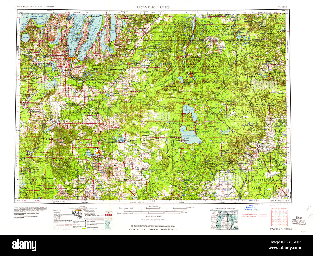 Traverse city map hires stock photography and images Alamy