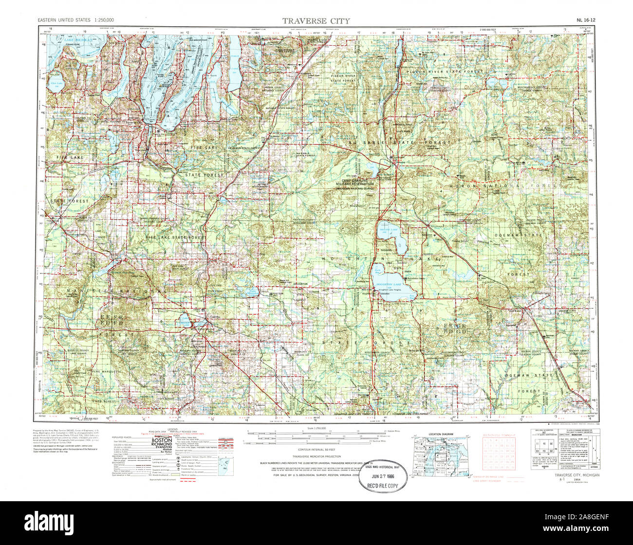 Traverse city map hires stock photography and images Alamy