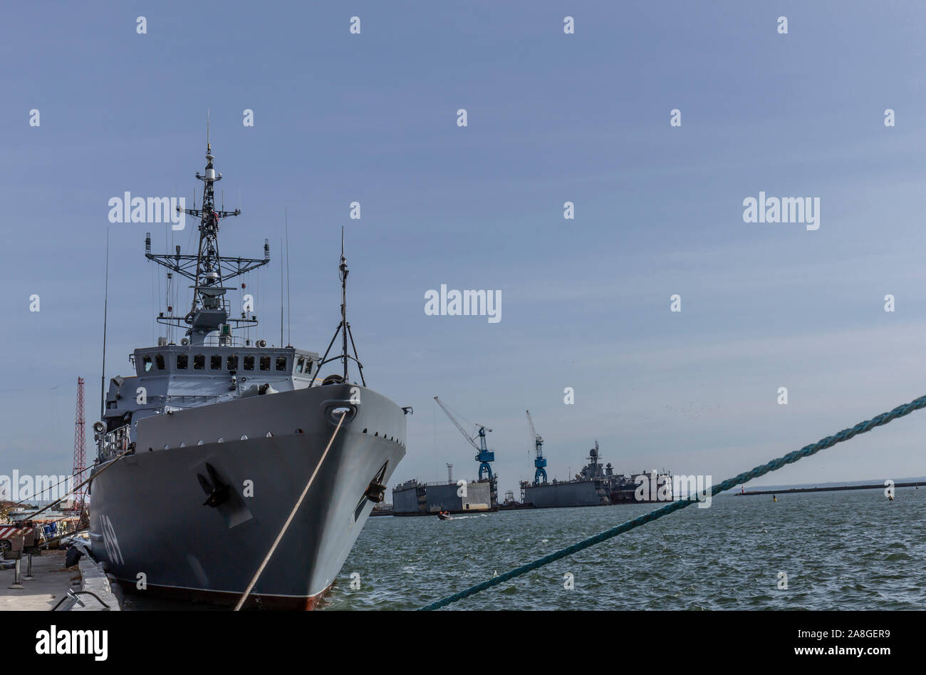 Kaliningrad Russian naval base Stock Photo