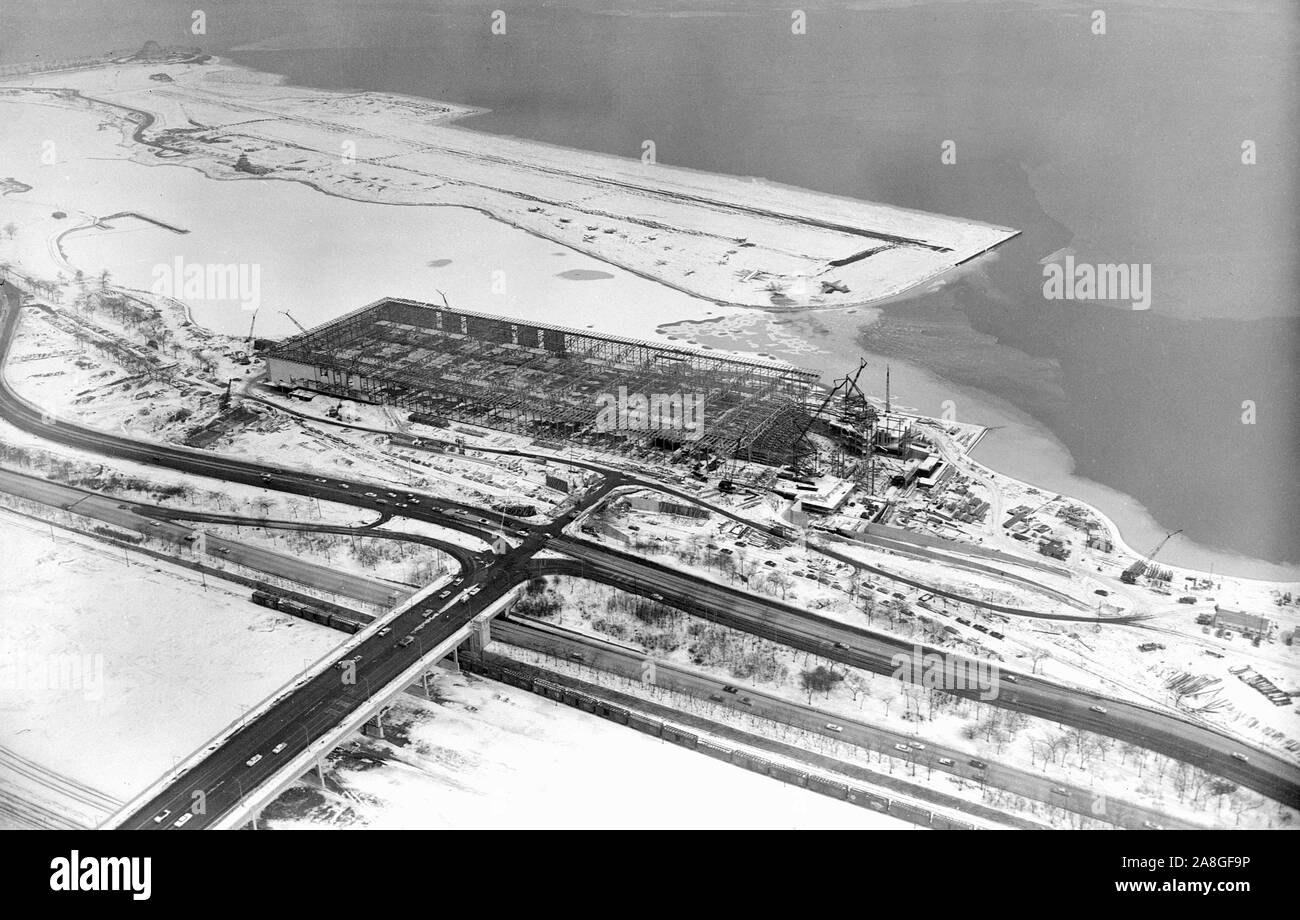 Old mccormick place chicago Black and White Stock Photos & Images Alamy