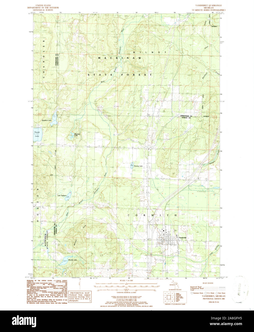 Map of vanderbilt hires stock photography and images Alamy