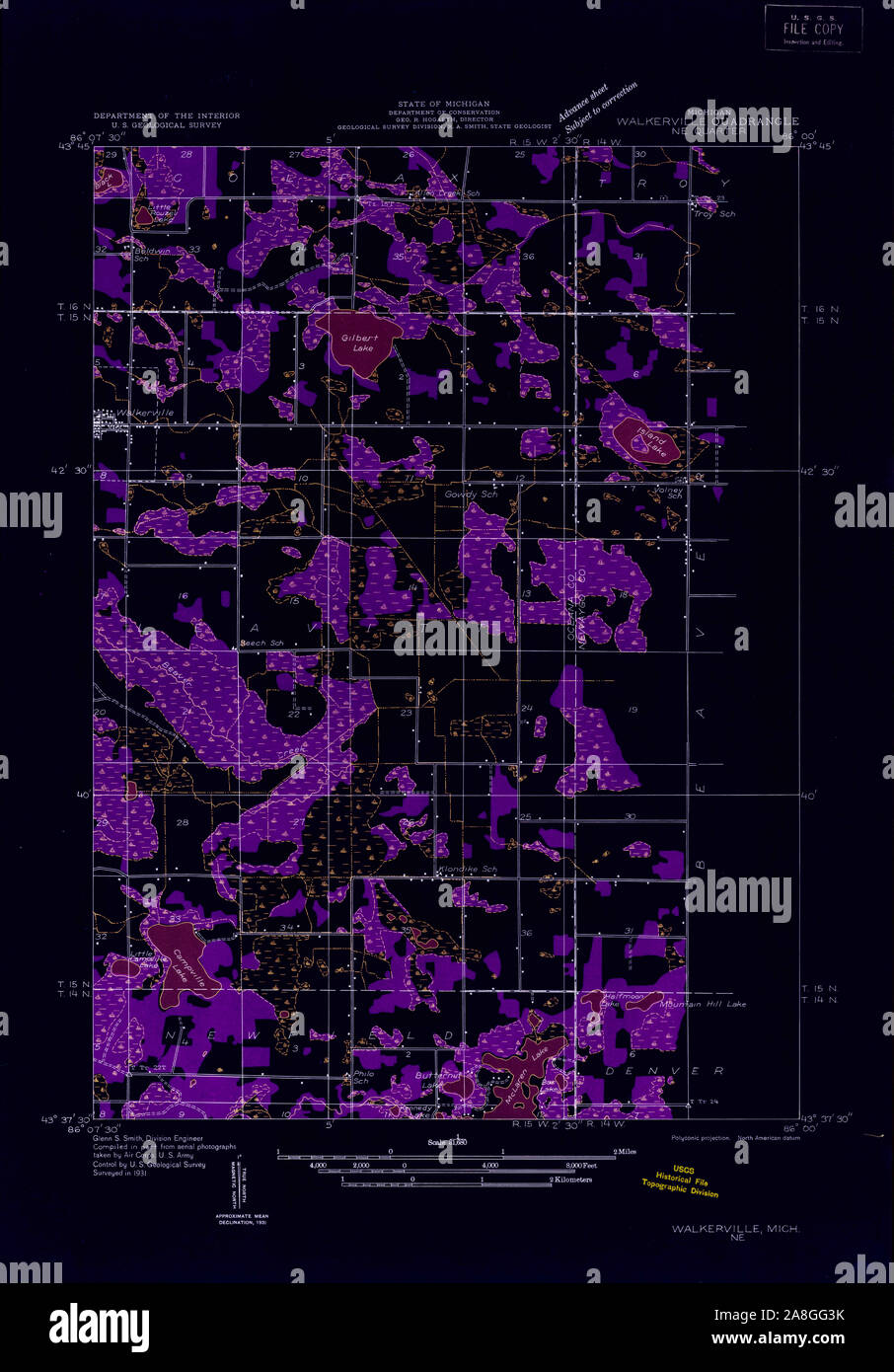 Map of walkerville hires stock photography and images Alamy