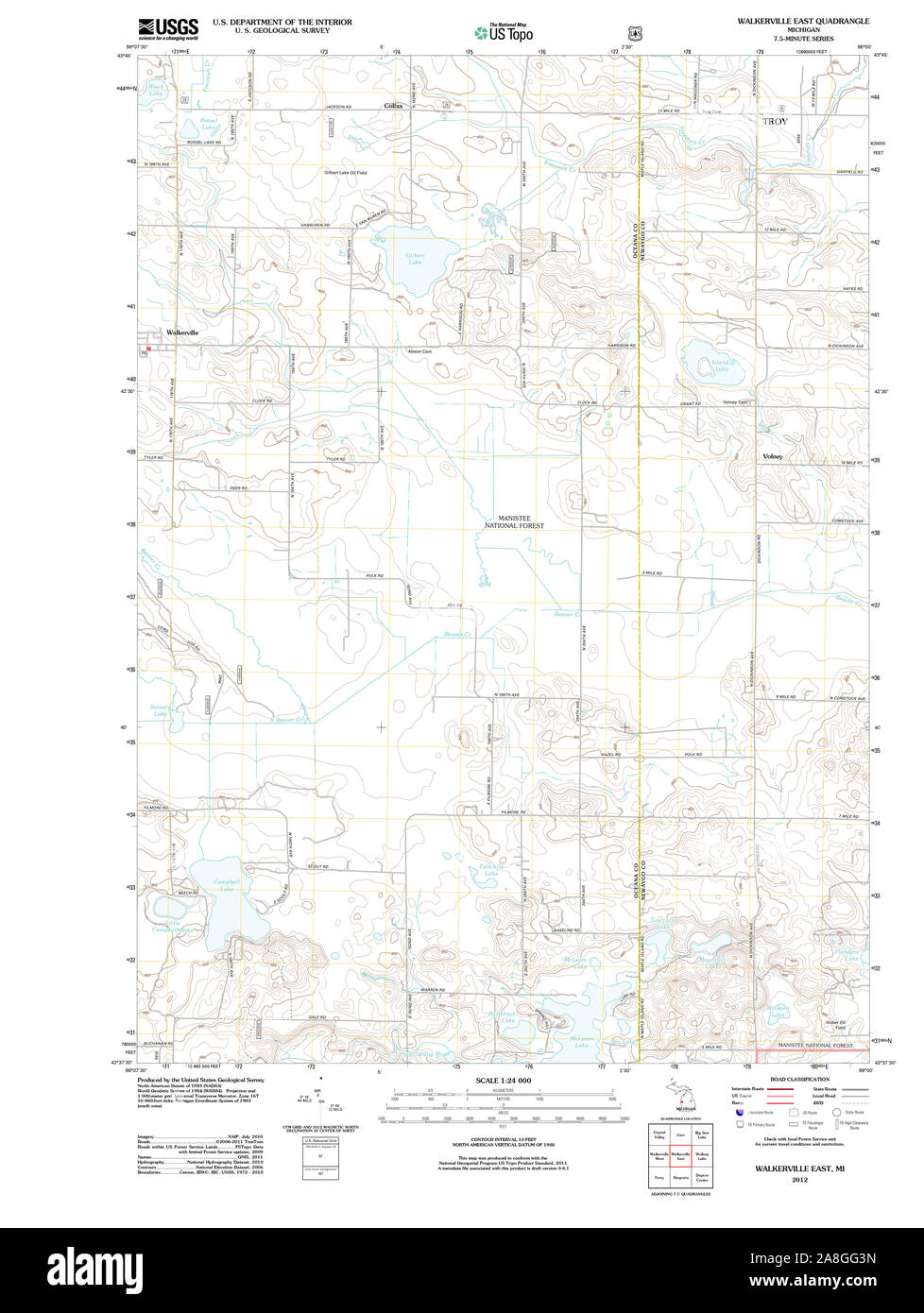 Map of walkerville hires stock photography and images Alamy