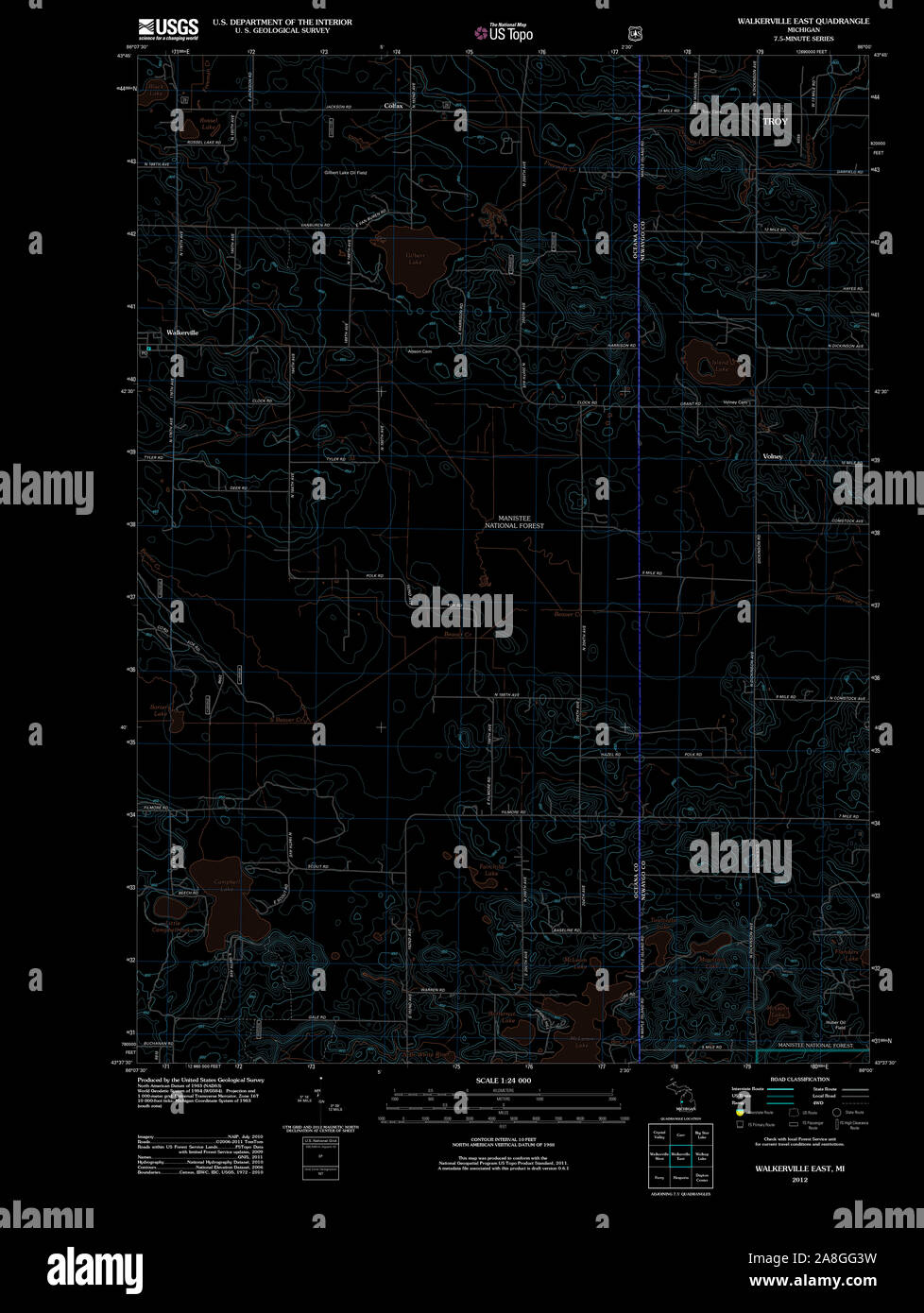 Map of walkerville hires stock photography and images Alamy