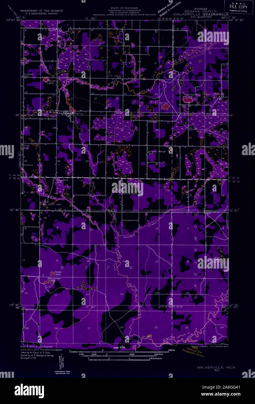 Map of walkerville hires stock photography and images Alamy