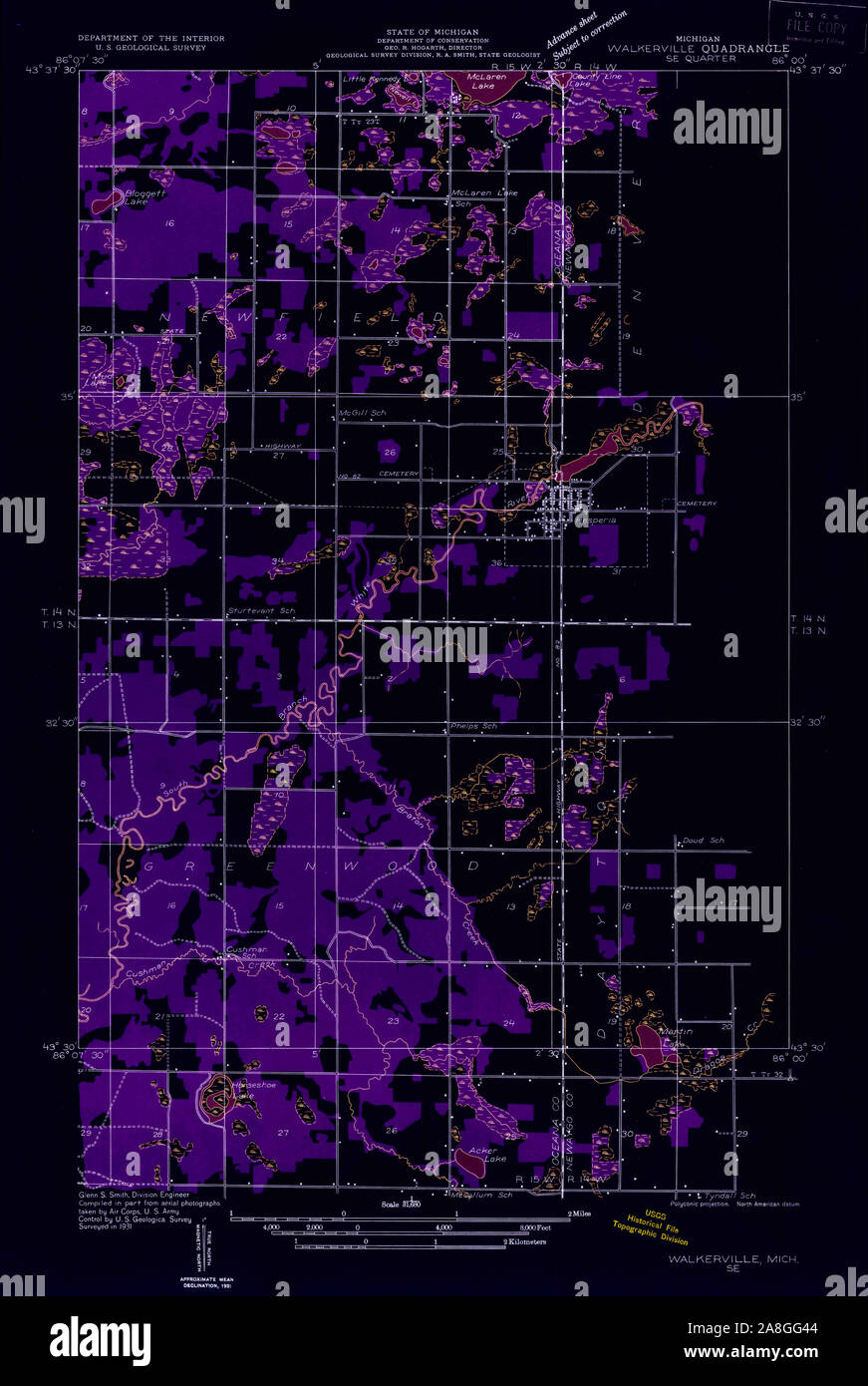 Map of walkerville hires stock photography and images Alamy