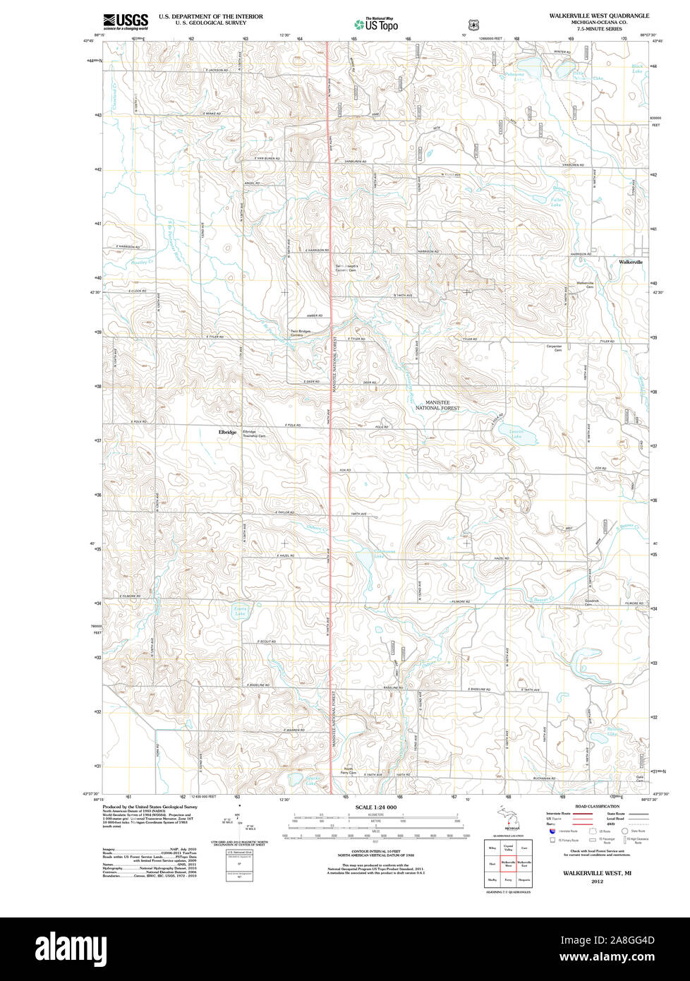 Map of walkerville Cut Out Stock Images & Pictures Alamy
