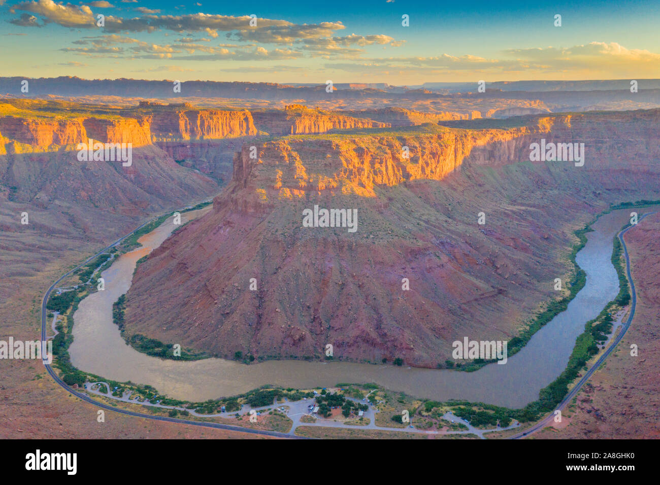 Big Bend Colorado River near Moab Utah Big Bend Campground