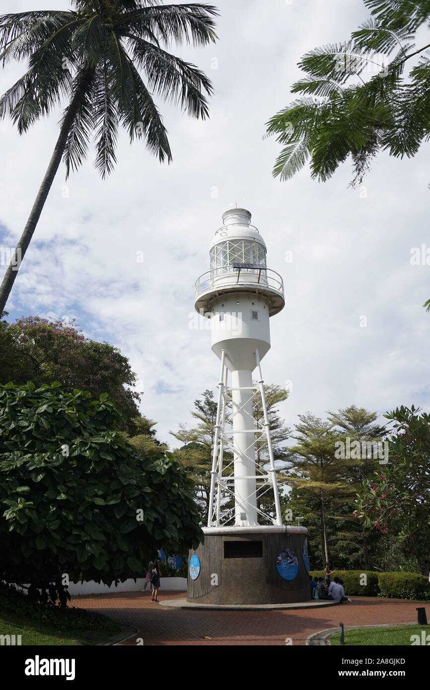 Fort Canning light house at Fort Canning Park, Singapore Stock Photo