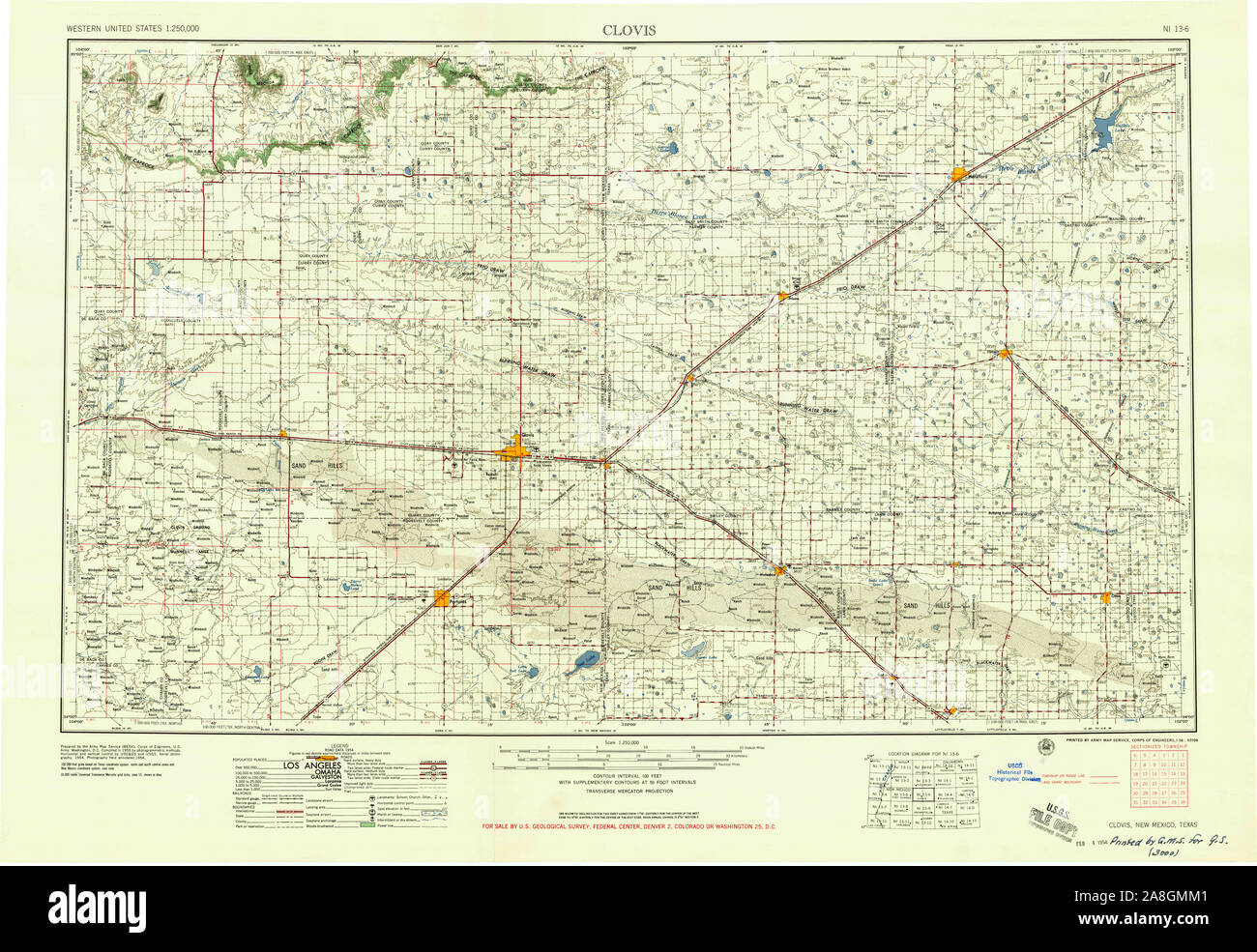 Clovis map hires stock photography and images Alamy