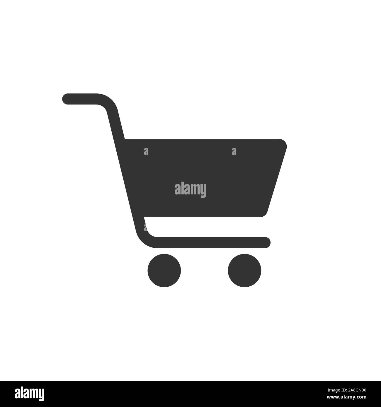 Shopping Cart Icon In Flat Style Trolley Vector Illustration On White Isolated Background Basket Business Concept Stock Vector Image Art Alamy