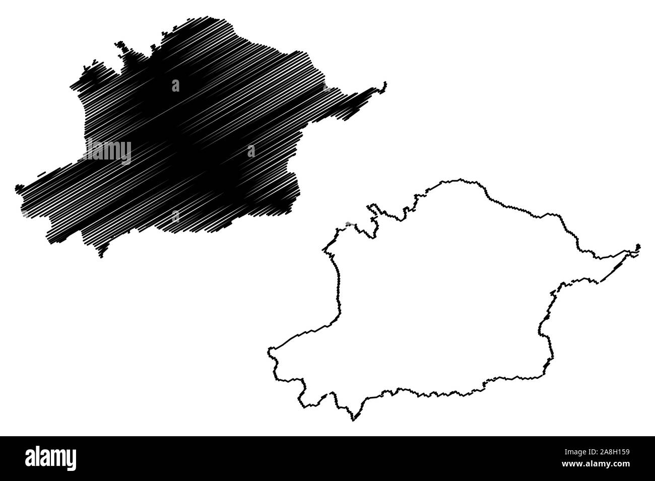Osh Region (Kyrgyz Republic, Kirghizia, Regions of Kyrgyzstan) map ...