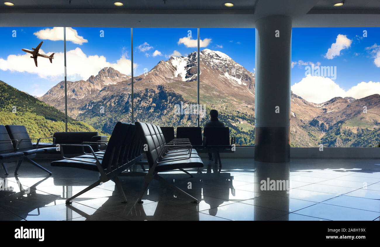 Passenger gate waiting area hi-res stock photography and images - Alamy