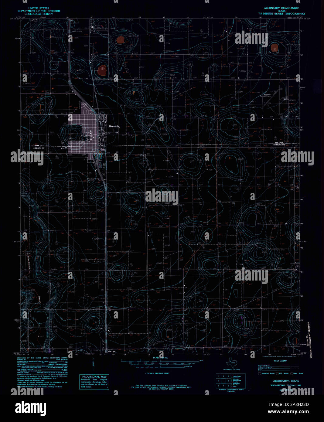 Abernathy texas map hires stock photography and images Alamy