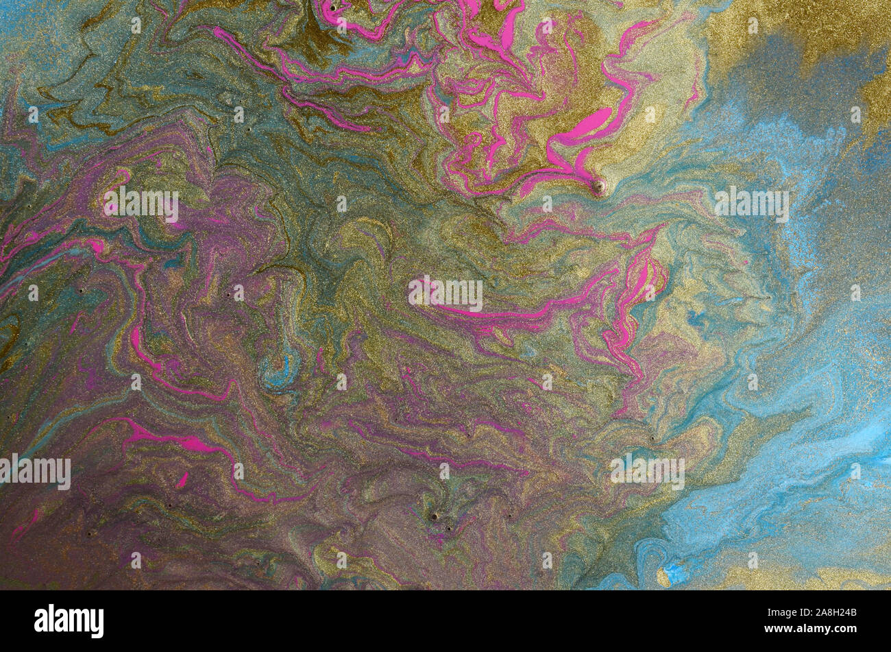 Colorful abstract painting background. Liquid marbling paint background ...
