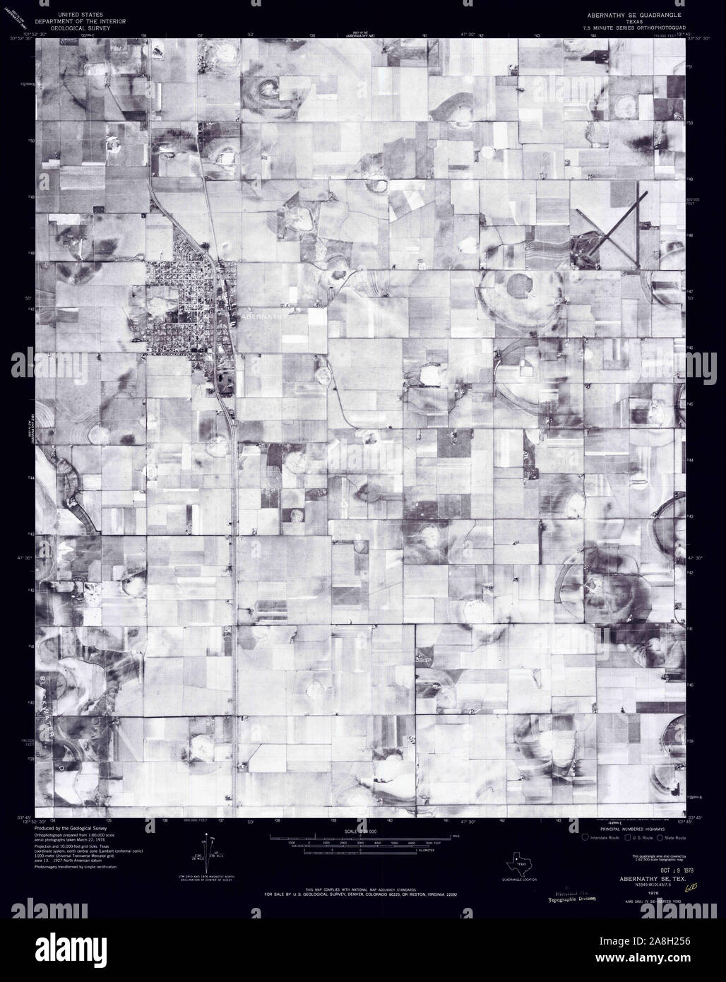 Map of abernathy hires stock photography and images Alamy