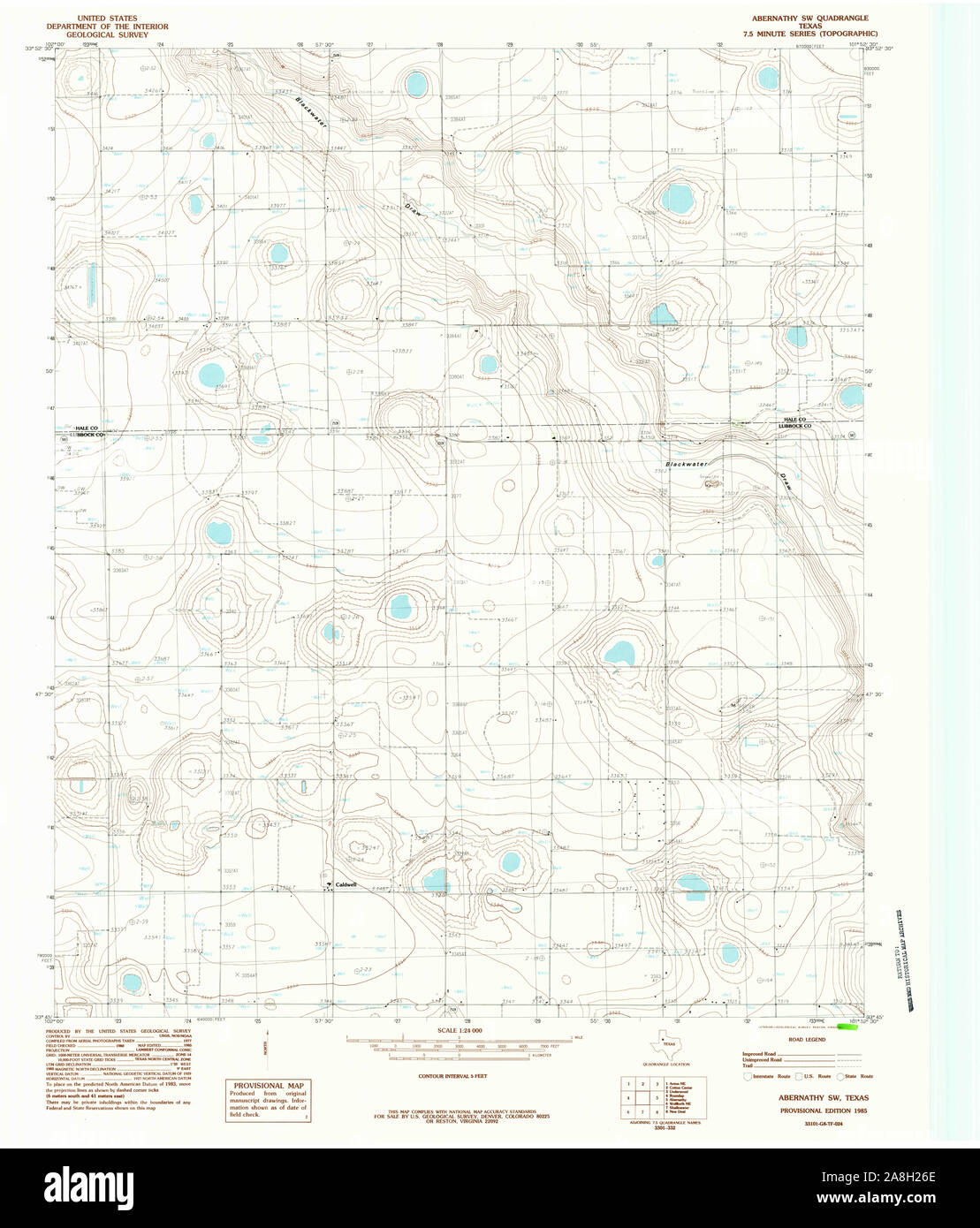 Map of abernathy hires stock photography and images Alamy