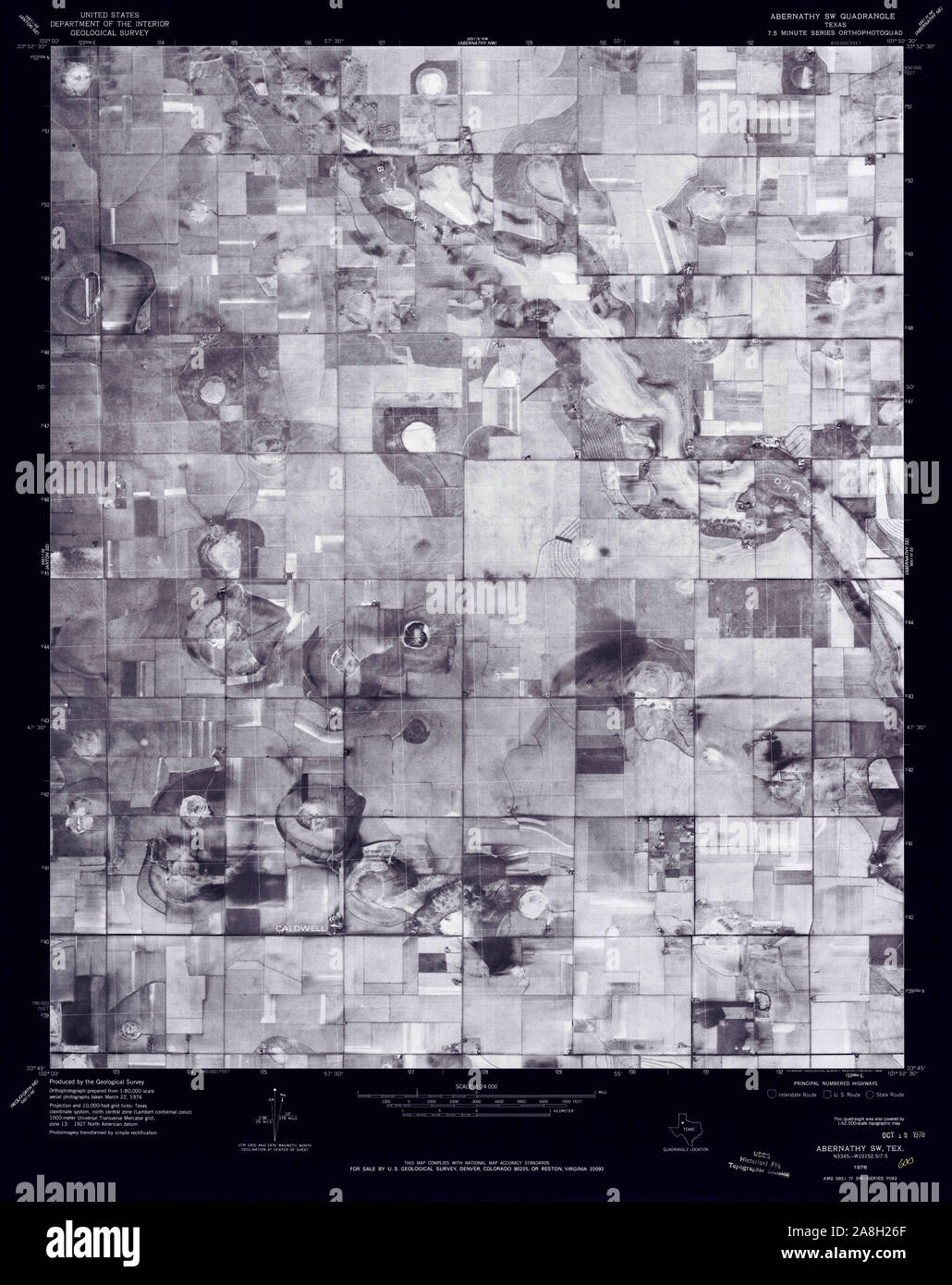 Map of abernathy hires stock photography and images Alamy