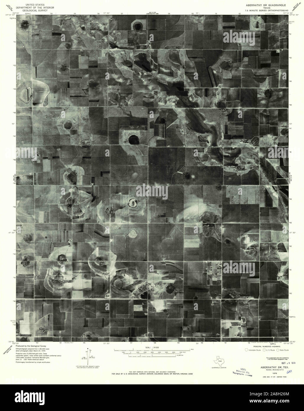 Map of abernathy hires stock photography and images Alamy