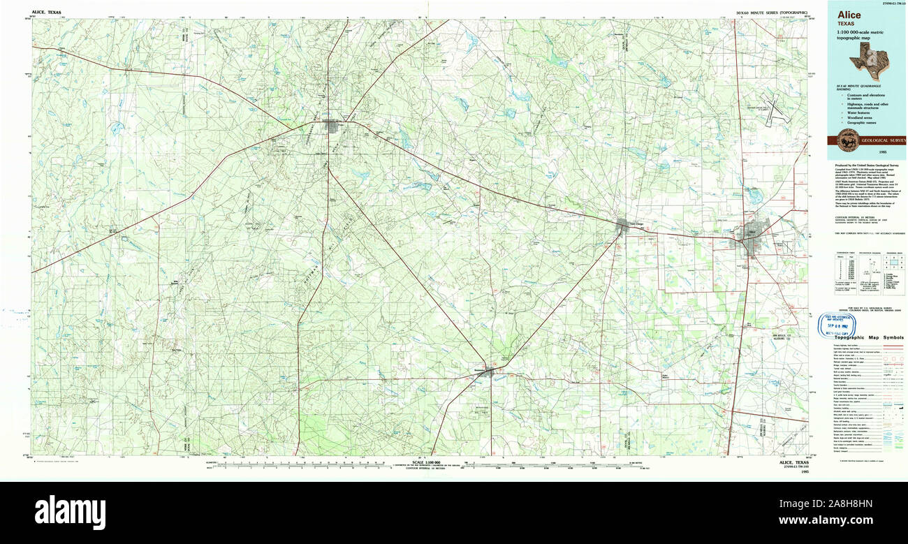 Map of alice texas hires stock photography and images Alamy