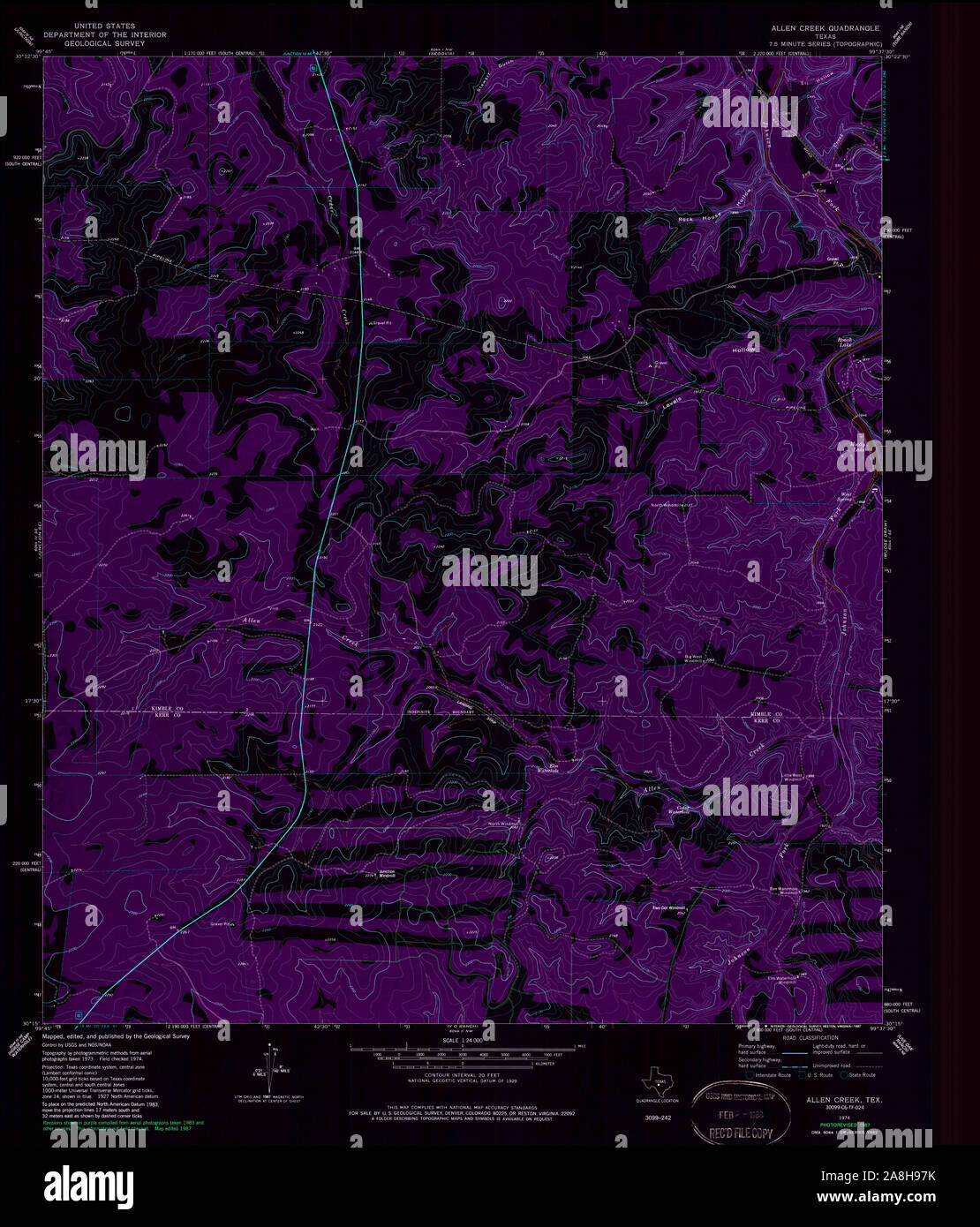 Allen texas map hires stock photography and images Alamy