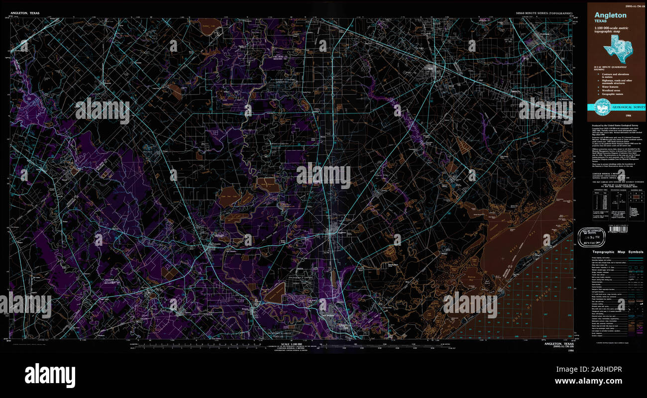 Map of angleton hires stock photography and images Alamy