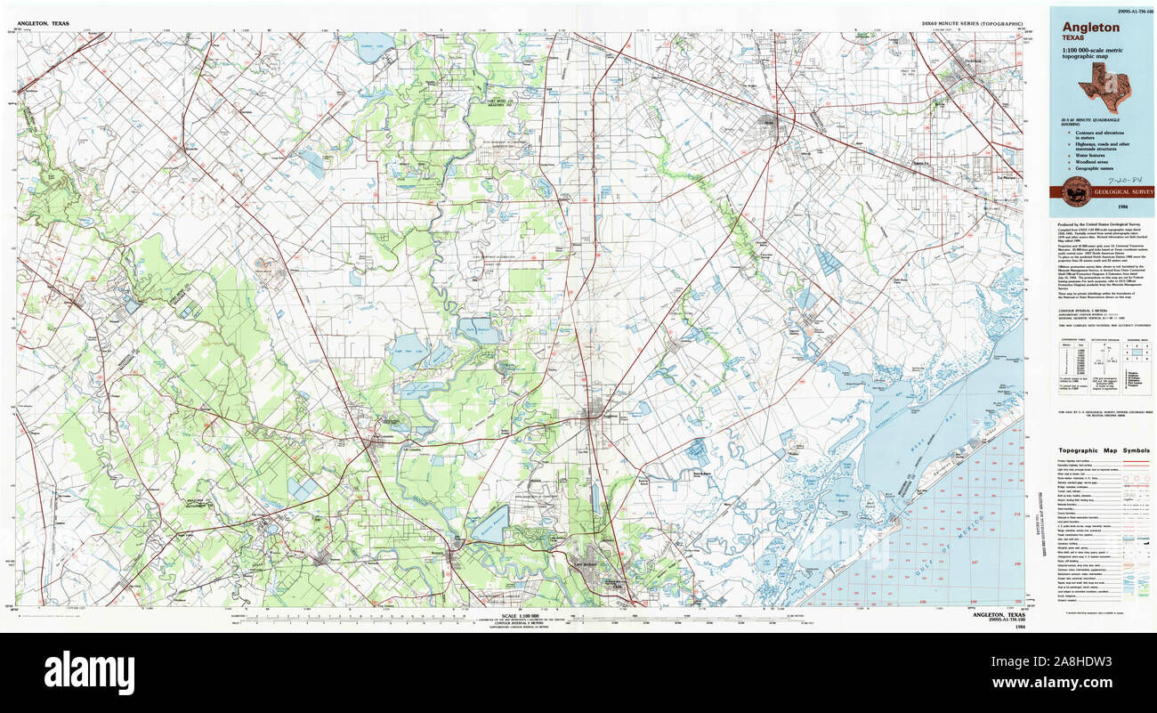 Map of angleton hires stock photography and images Alamy