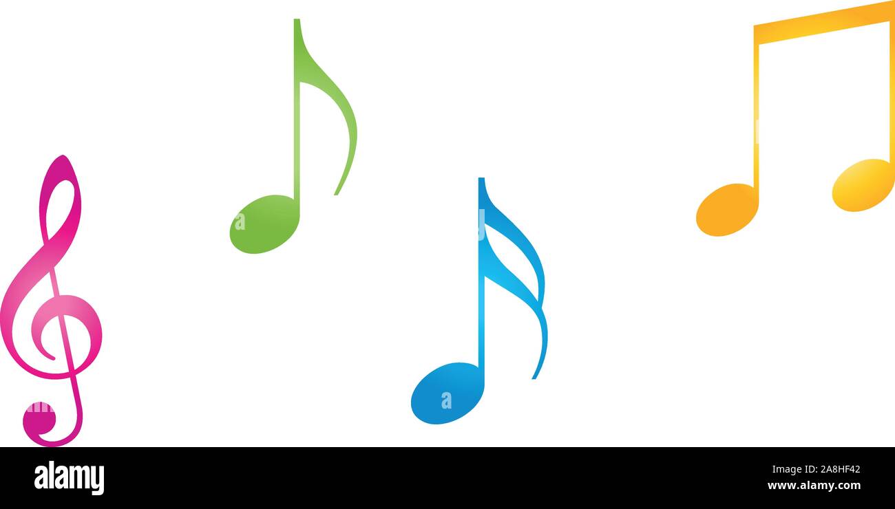 Music notes, music, sound, logo Stock Vector Image & Art Alamy