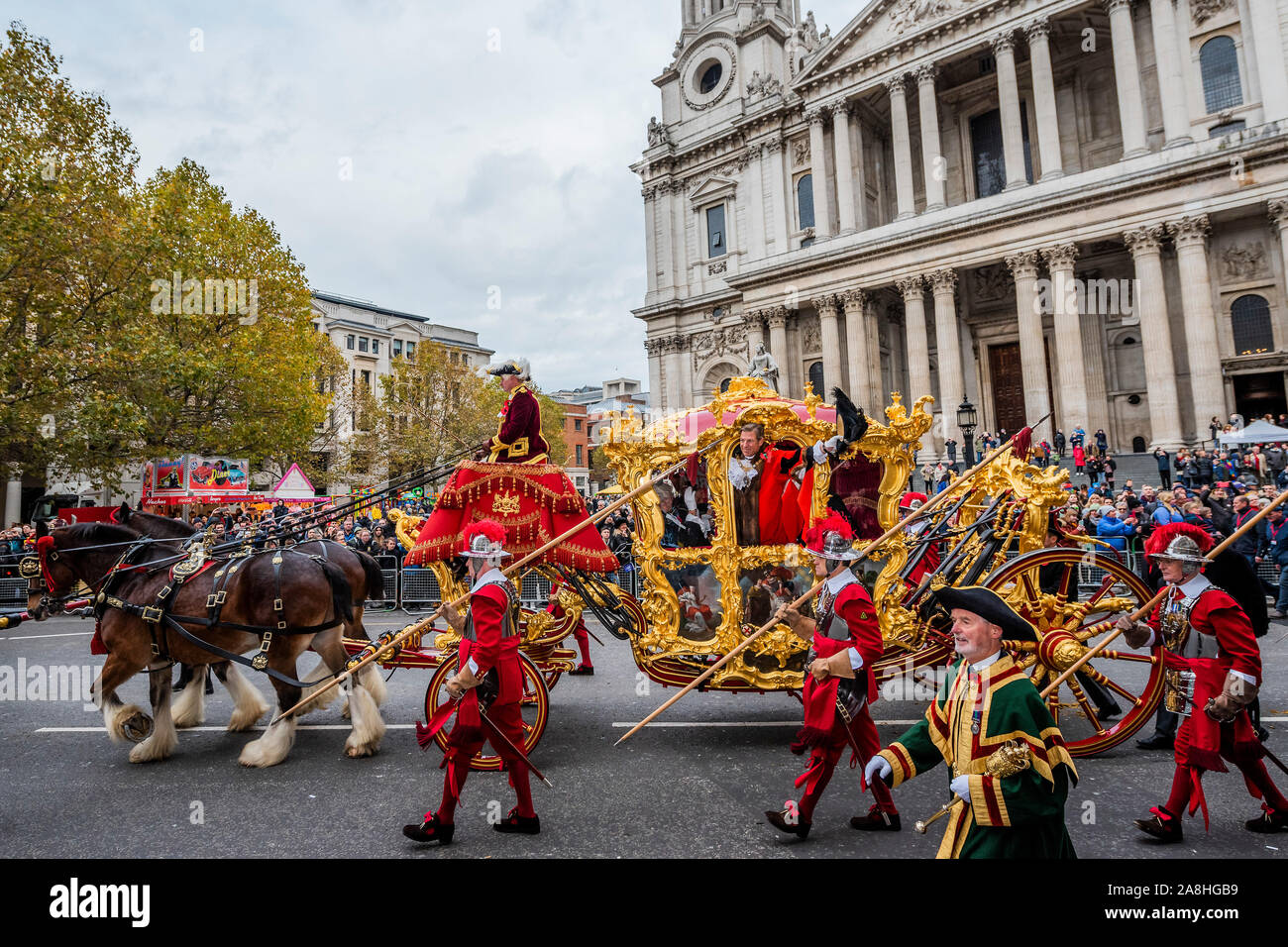 London, UK. 09th Nov, 2019. William Russell (picturedin His Gold State ...