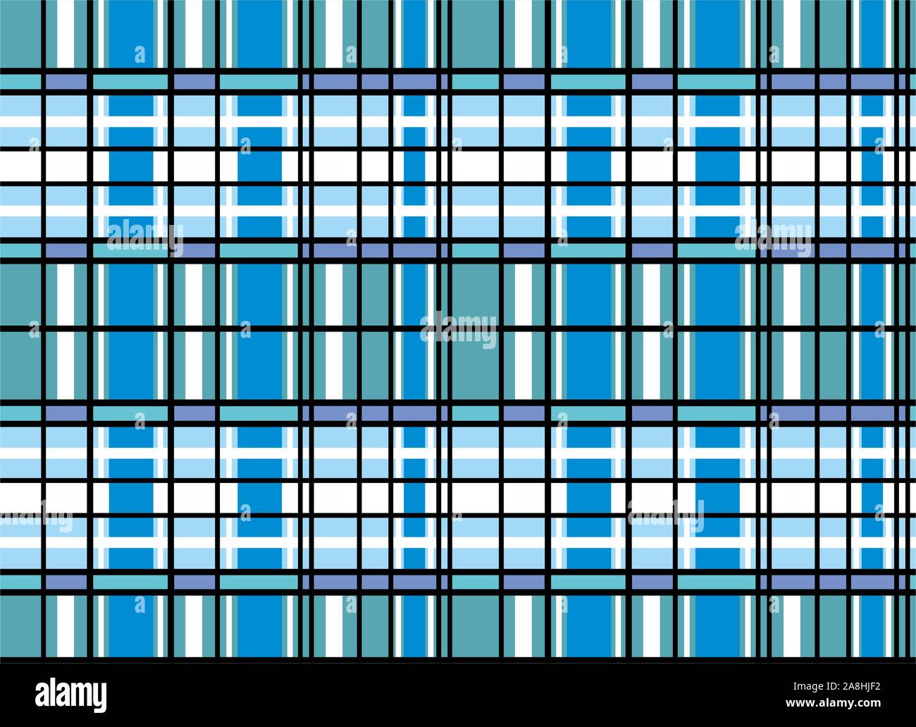 Tartan seamless pattern. Plaid background. Textile design. Fabric Scottish ornamental texture. - Vector Stock Vector