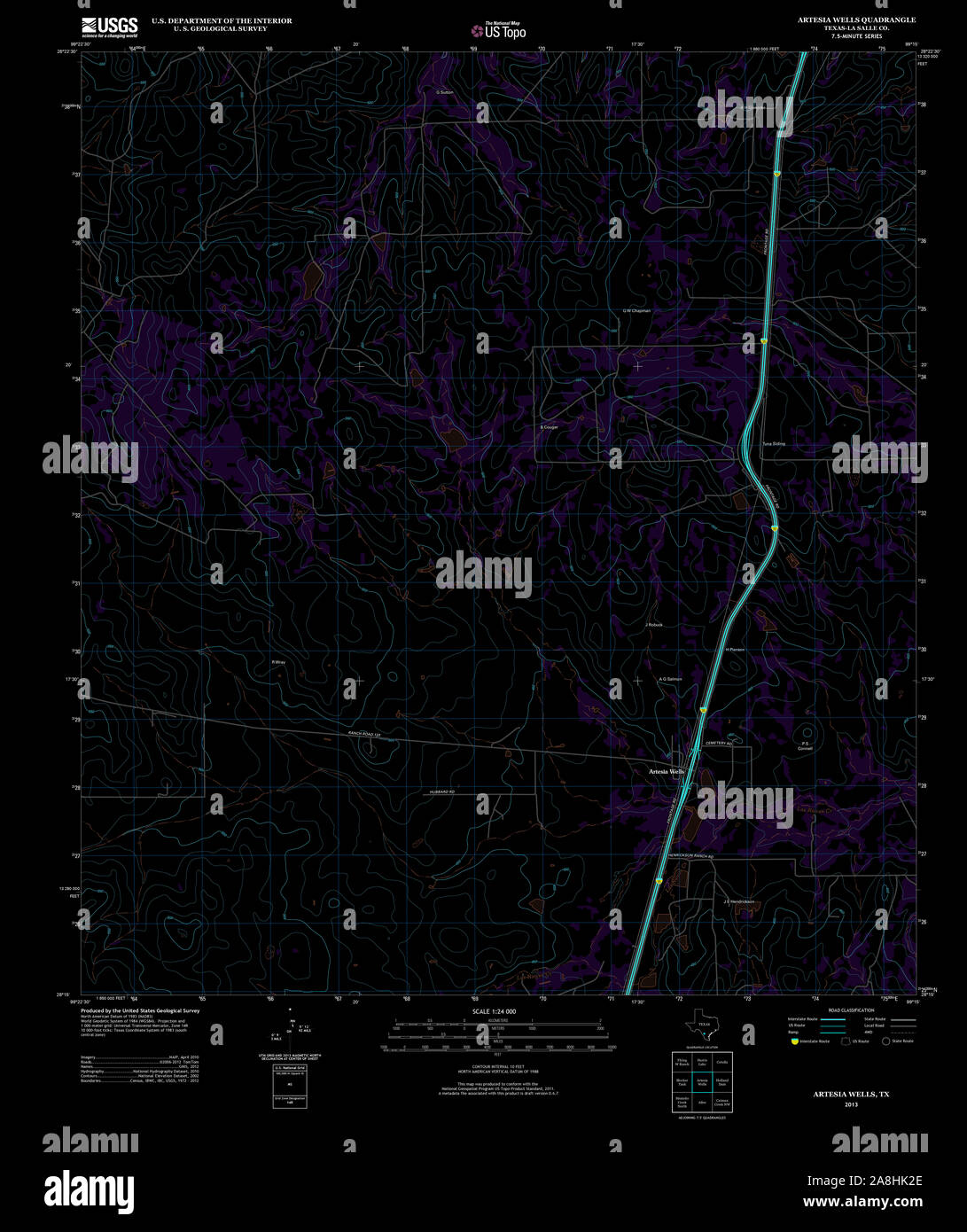 Map of artesia hires stock photography and images Alamy